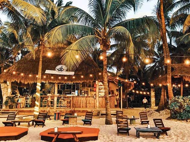 Beach Clubs on Isla Mujeres Mexico